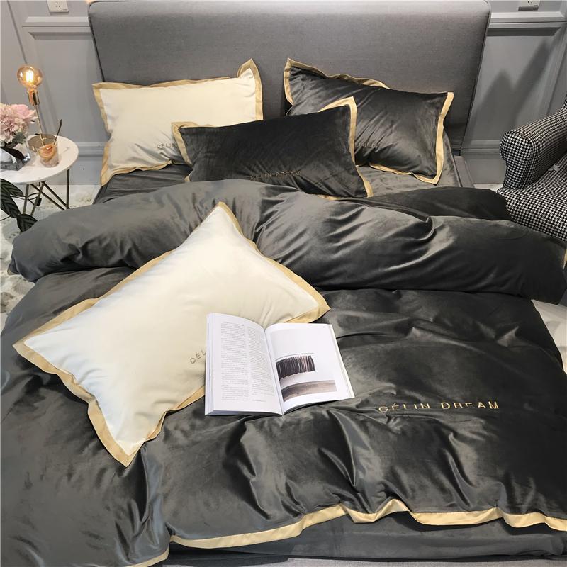 Celne Dream Velvet Bedding Set - Nordic Side - 