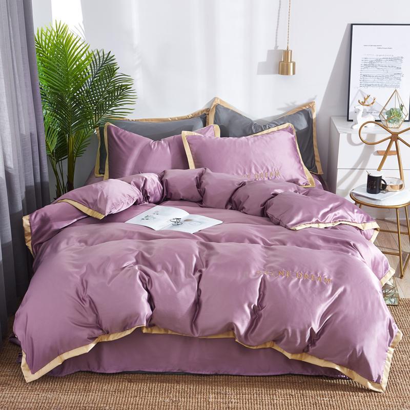 Cline Dream Satin Silk Bedding Set - Nordic Side - 