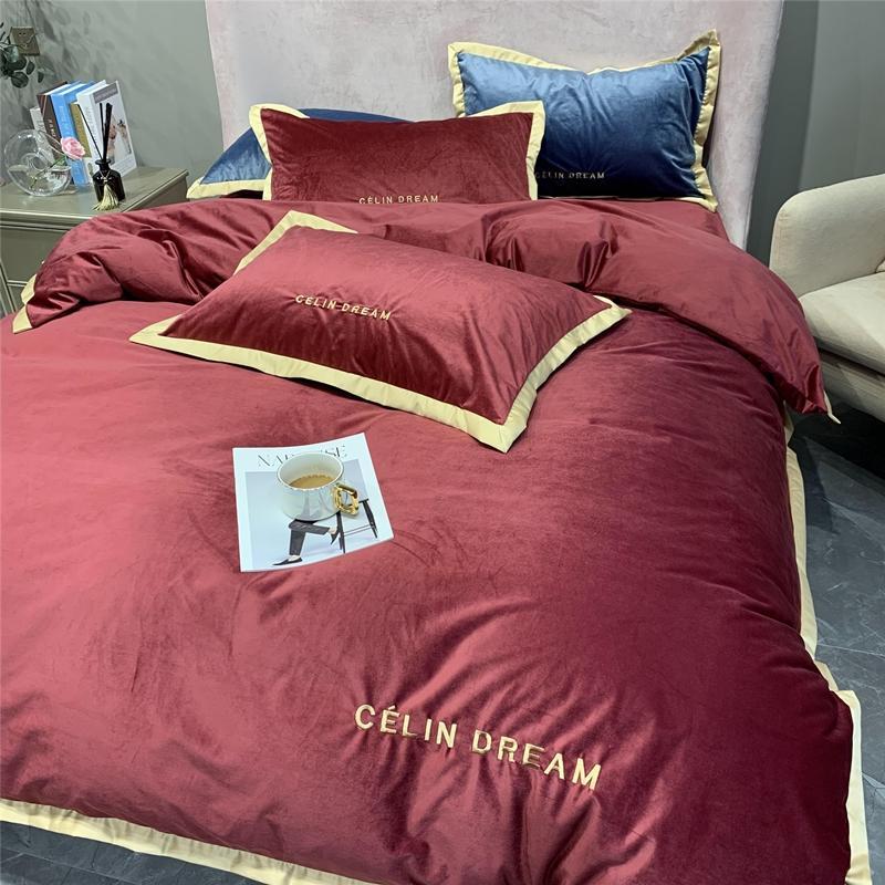 Celne Dream Velvet Bedding Set - Nordic Side - 