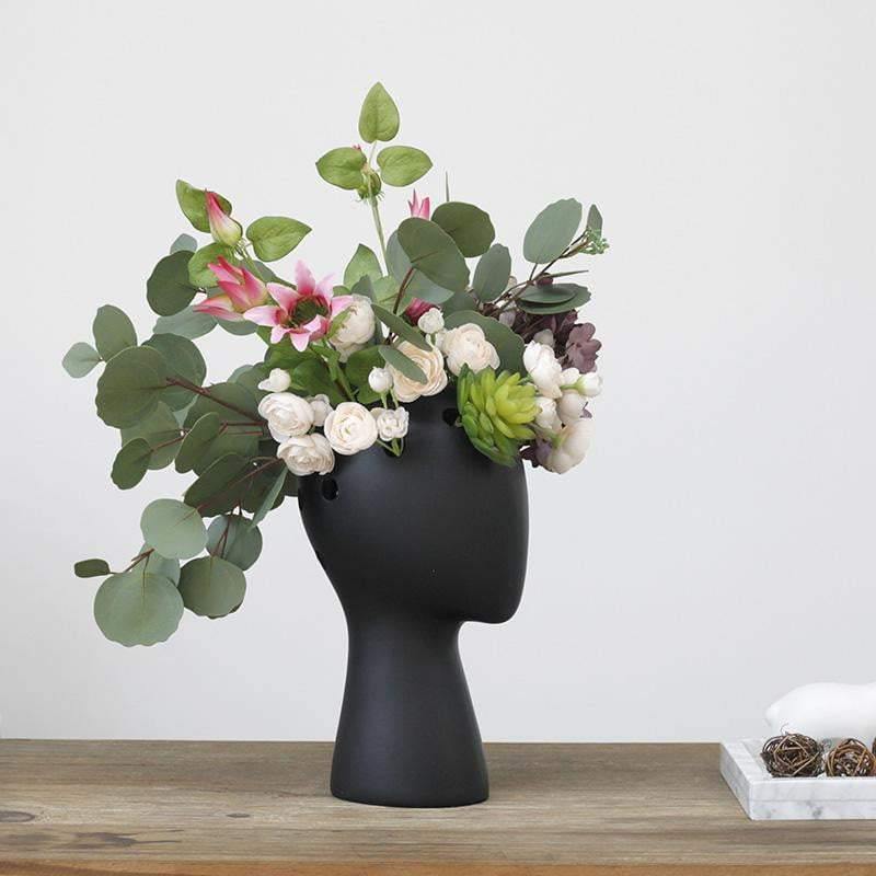 Head Shaped Flower Vase - Nordic Side - FLV, GNL, HSFV