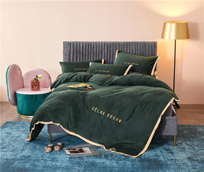 Celne Dream Velvet Bedding Set - Nordic Side - 