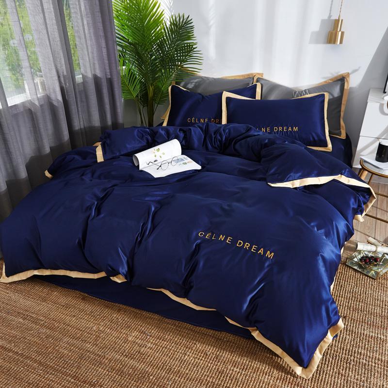 Cline Dream Satin Silk Bedding Set - Nordic Side - 