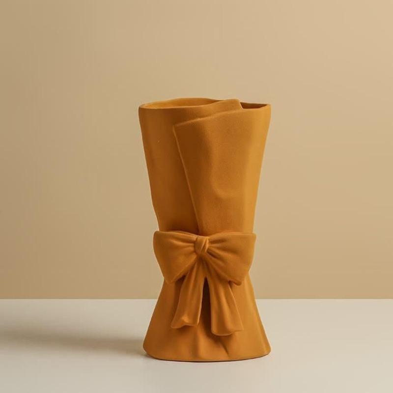 Bowknot Minimalistic Bowknot Ceramic Vase