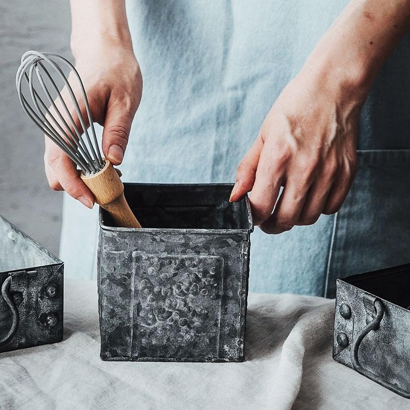 Retro Rustic Metal Serving Trays