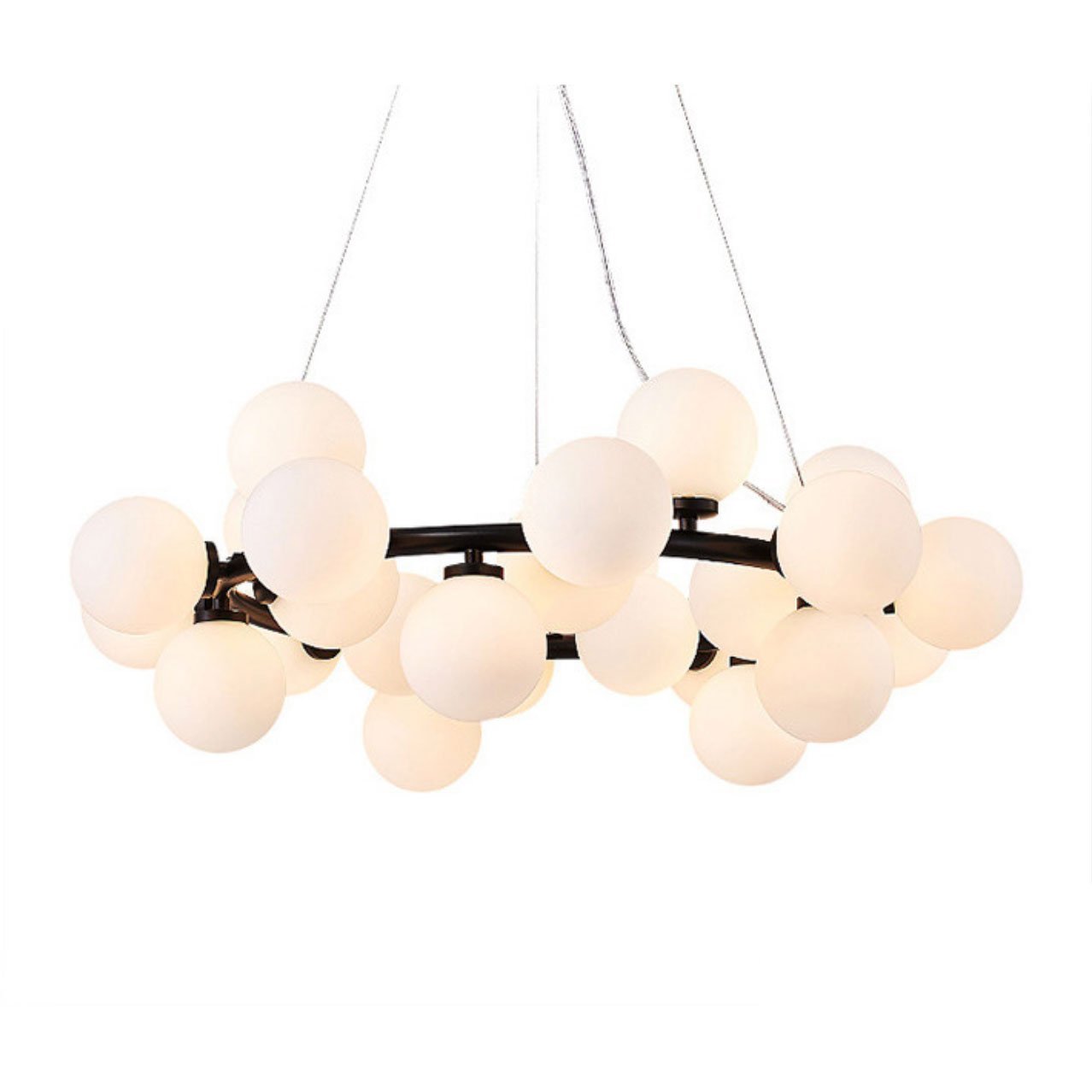 Round Loft Chandelier - Nordic Side - 