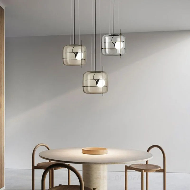 Modern Nordic Minimalist Restaurant LED Pendent Lamp Bedroom Bedside