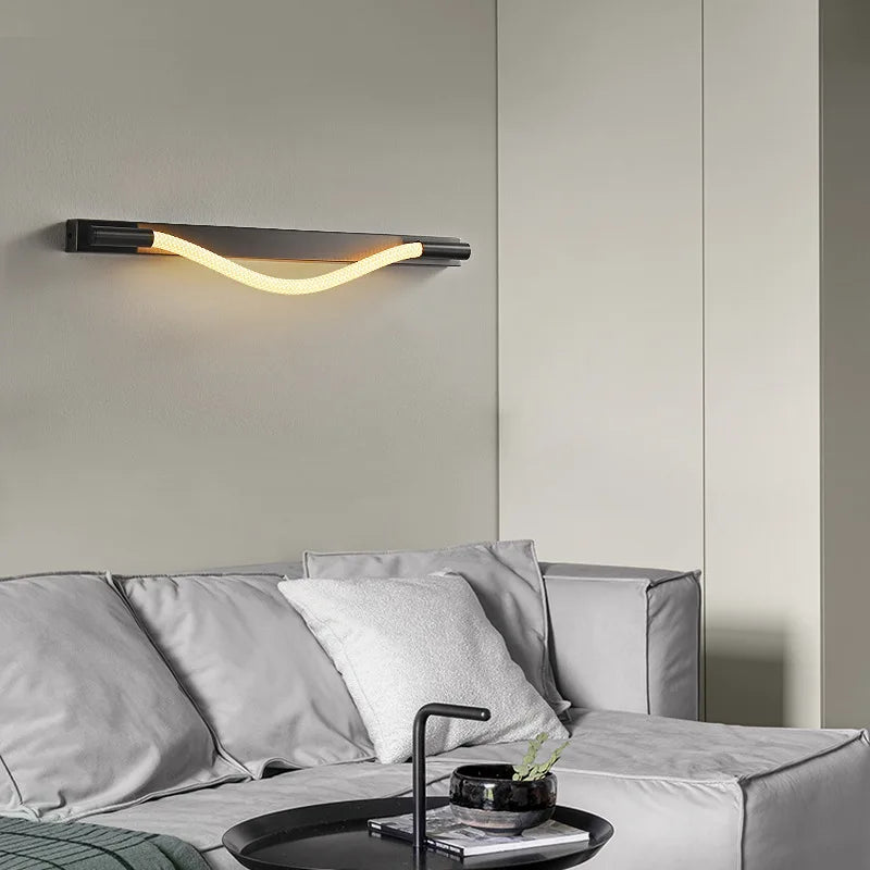 Nordic Minimalist Creative Wall Lamp for Living Room Bedroom Bar Home