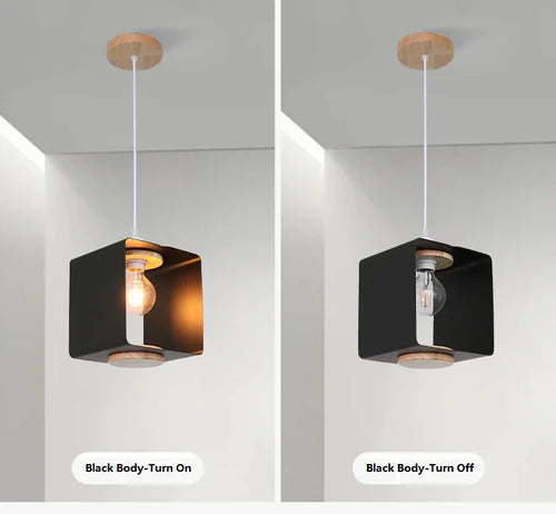LED pendant lamp creative minimalist Nordic macaron modern art dining