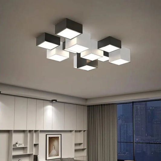 Creative Minimalist Living Room Honeycomb Design Combination Art