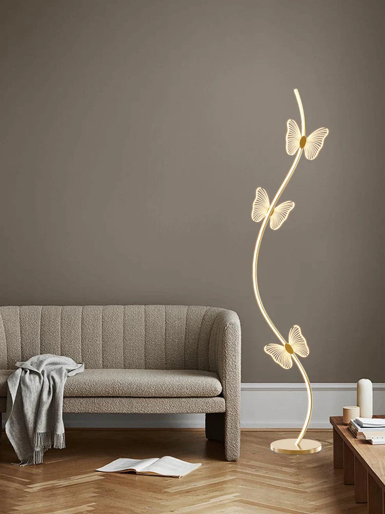 Nordic LED Floor Lamp Modern Minimalist Home Living Room Sofa Bedroom