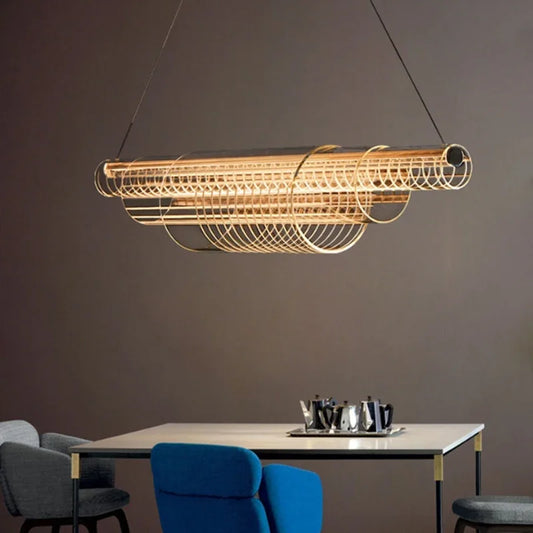 Nordic Restaurant Luxury Pendant Lamps Minimalist Living Room
