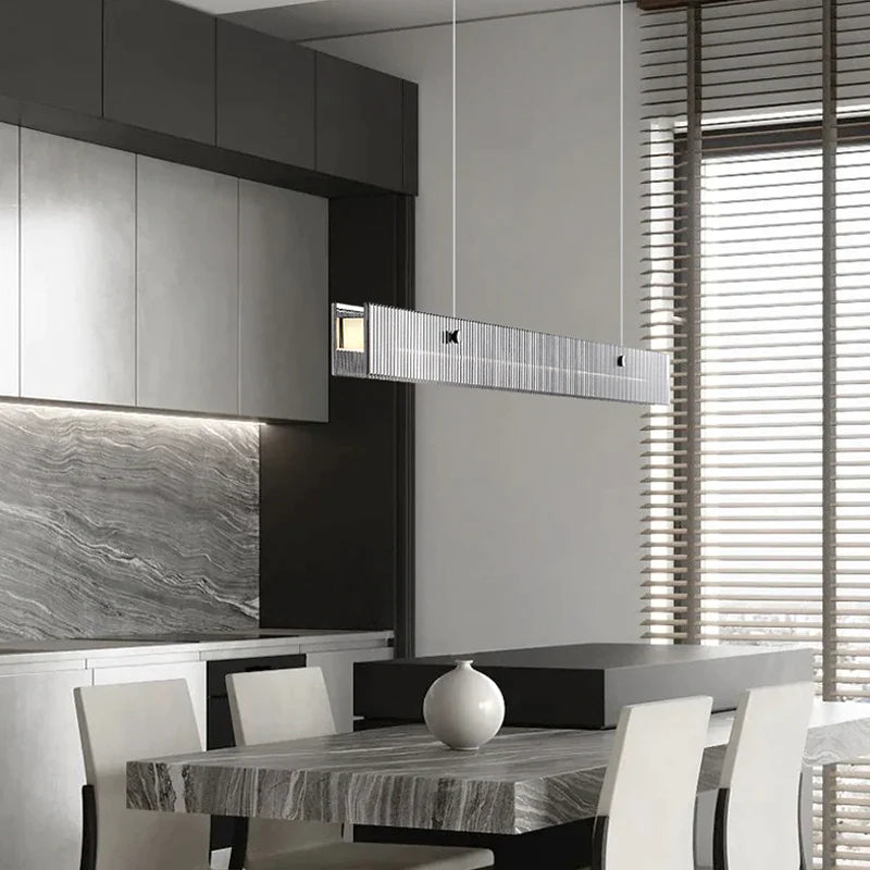 Modern minimalist dining room chandelier high-end home design