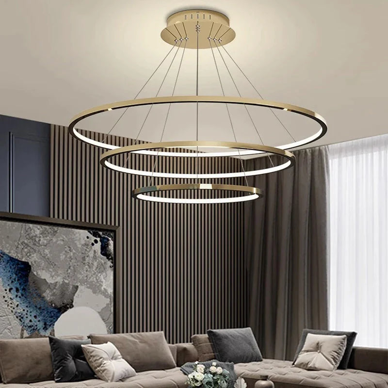 Home living room decoration ring Pendant Ceiling lamps dining room led