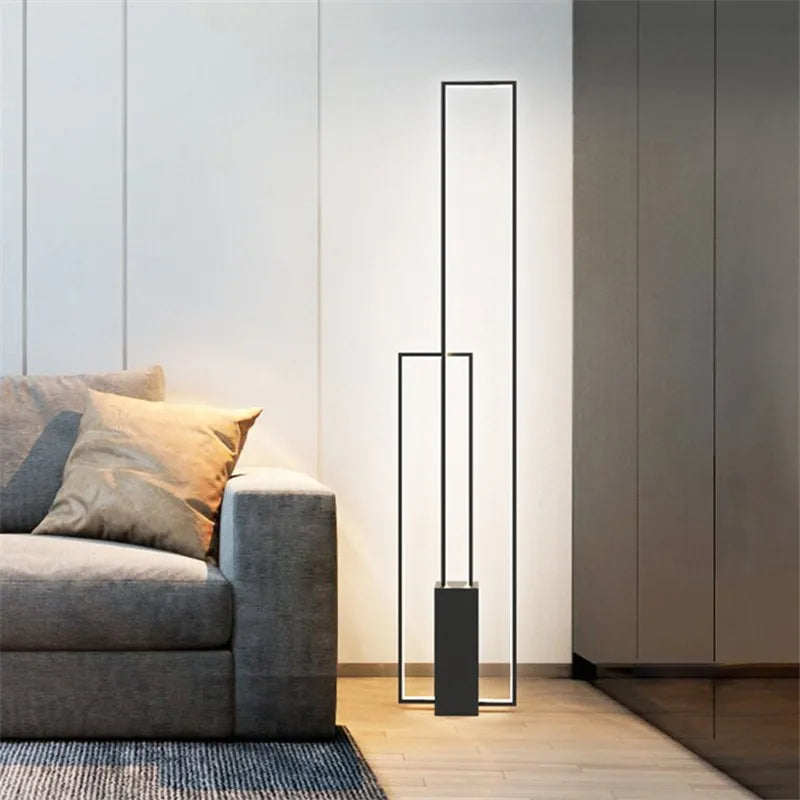 Minimalist rgb floor lamp Modern italian design Light Rectangle Lamp