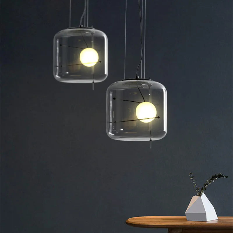 Modern Nordic Minimalist Restaurant LED Pendent Lamp Bedroom Bedside