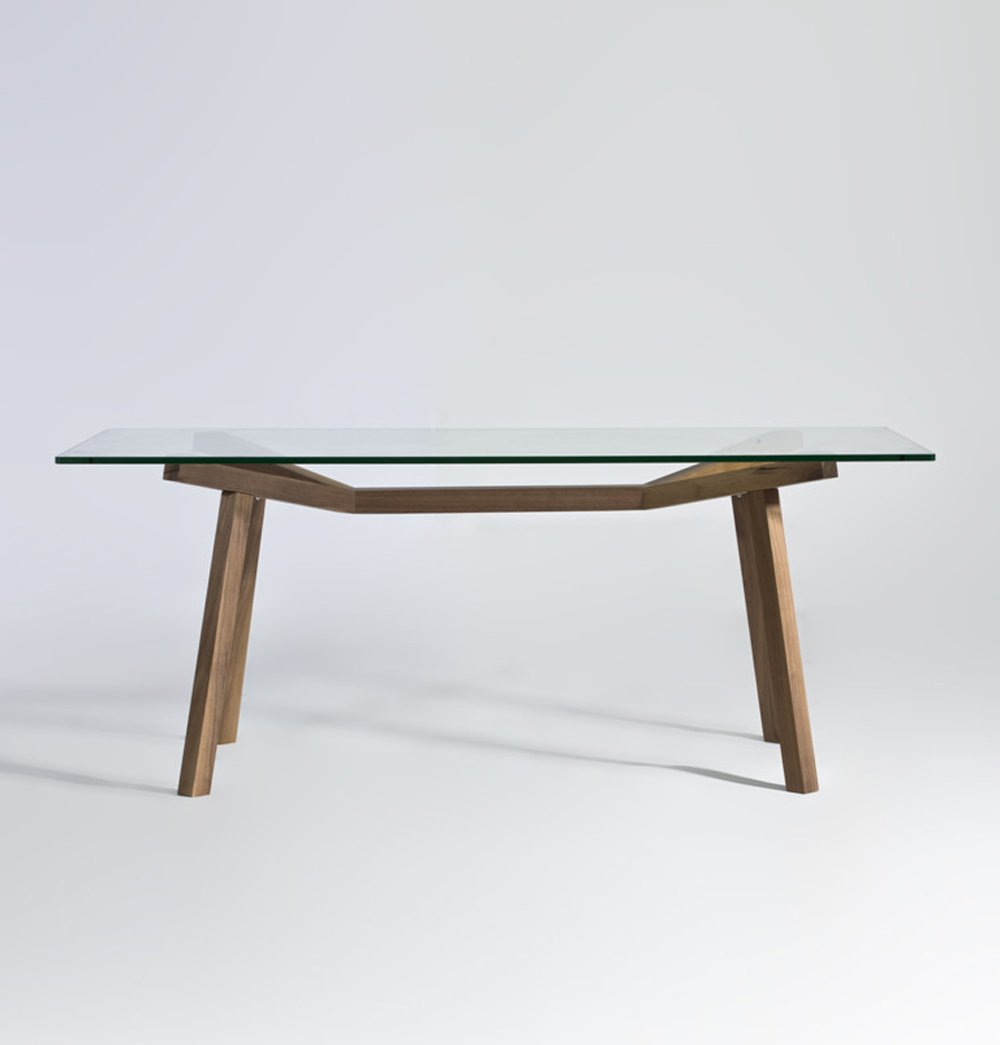 Brooklynn Glass Top Dining Table