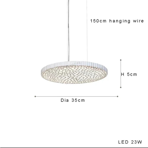 Calipso Pendant Lamp LED Honeycomb italian design lamp Dimmable