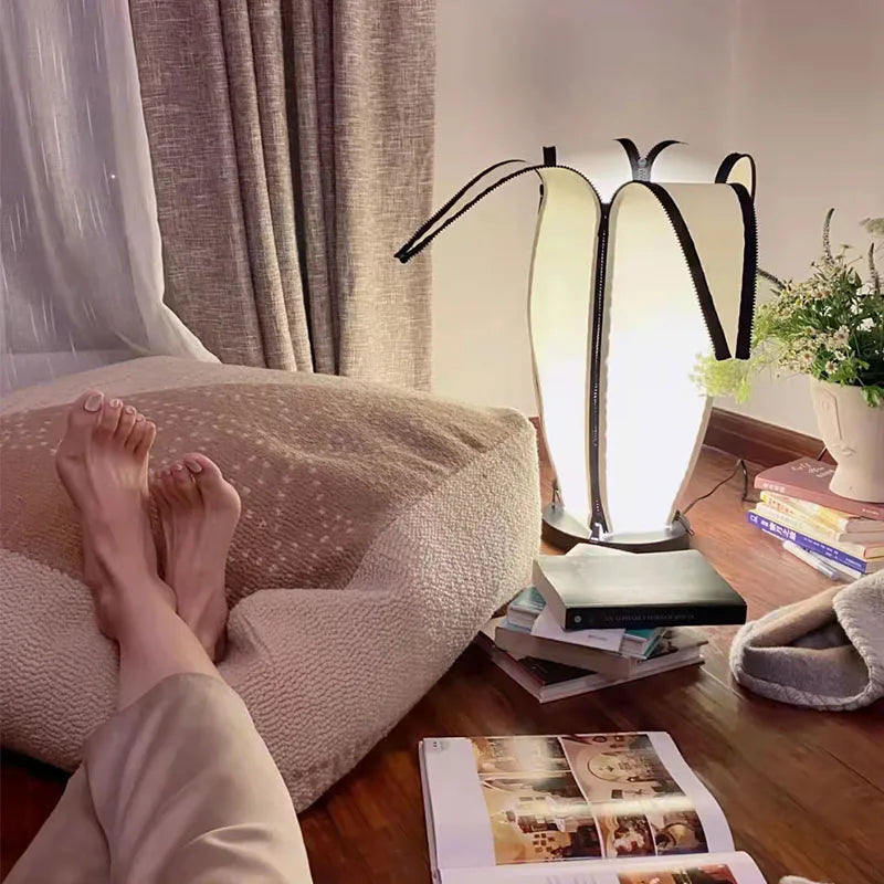 Nordic Designer Banana Floor Lamps LED Home Decor Cloth Art Lampshade