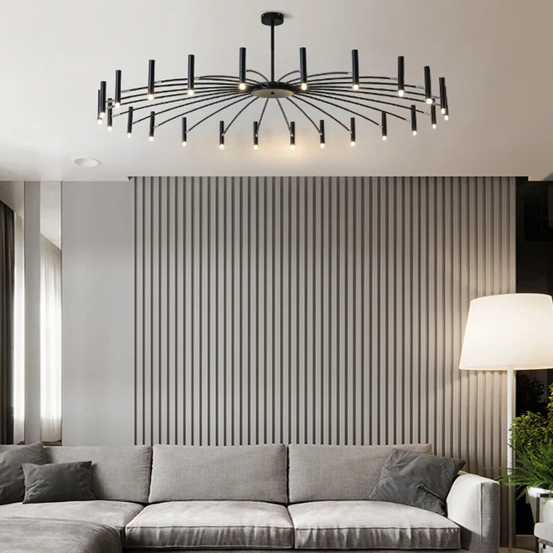 Nordic Minimalist Creative Living Room Chandeliers Post-modern
