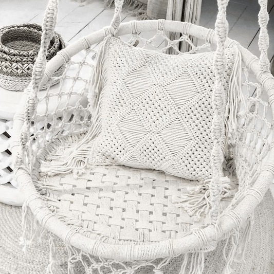 Hanging Macrame Chair - Nordic Side - Bedroom, Decor, Living Room, not-hanger, Outdoor