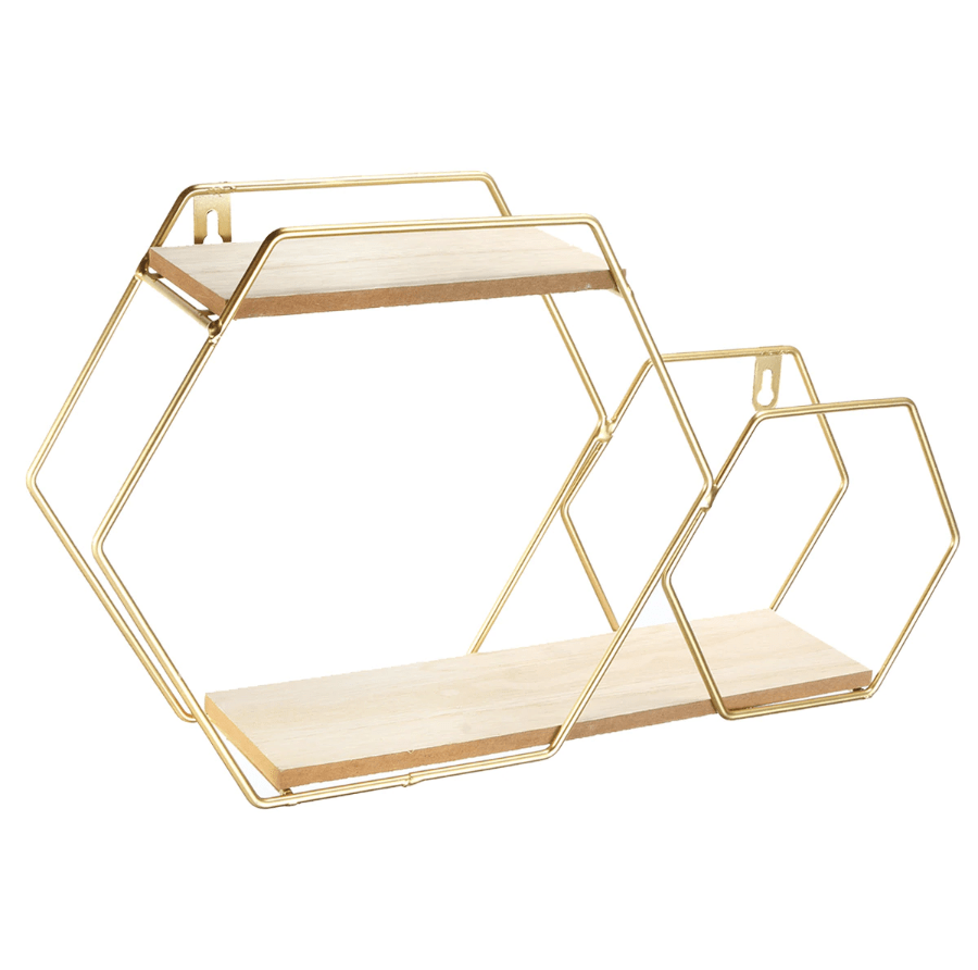 Minimal Hexa Shelf - Nordic Side - 