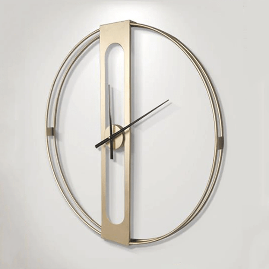 Golden Elegance - Nordic Side - Clock