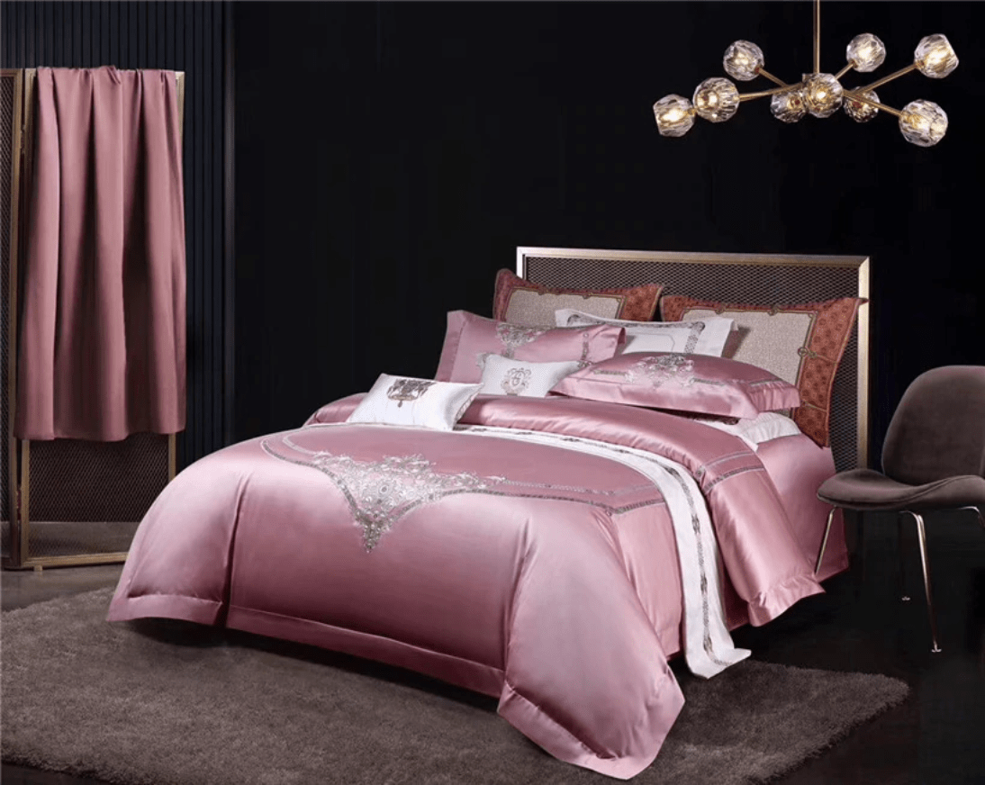 Buckingham Billet Duvet Cover Set (Egyptian Cotton) - Nordic Side - bed, Bedding, bedroom, duvet