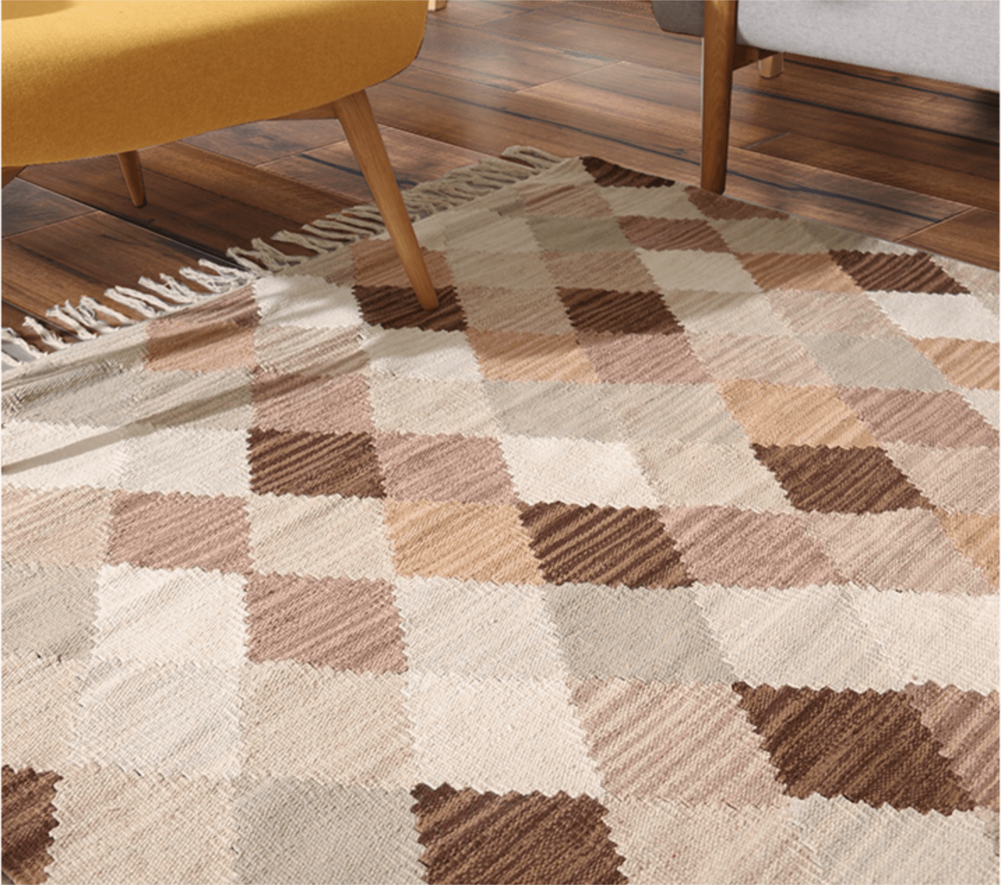 Diamond Weave Rug - Nordic Side - 