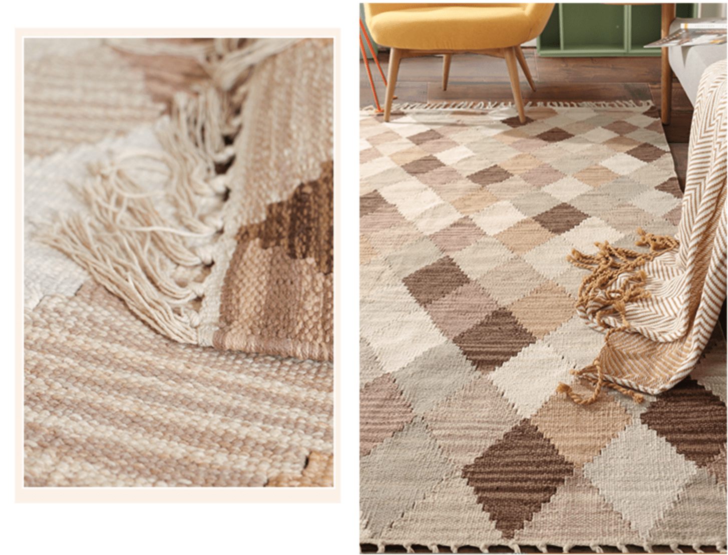 Diamond Weave Rug - Nordic Side - 