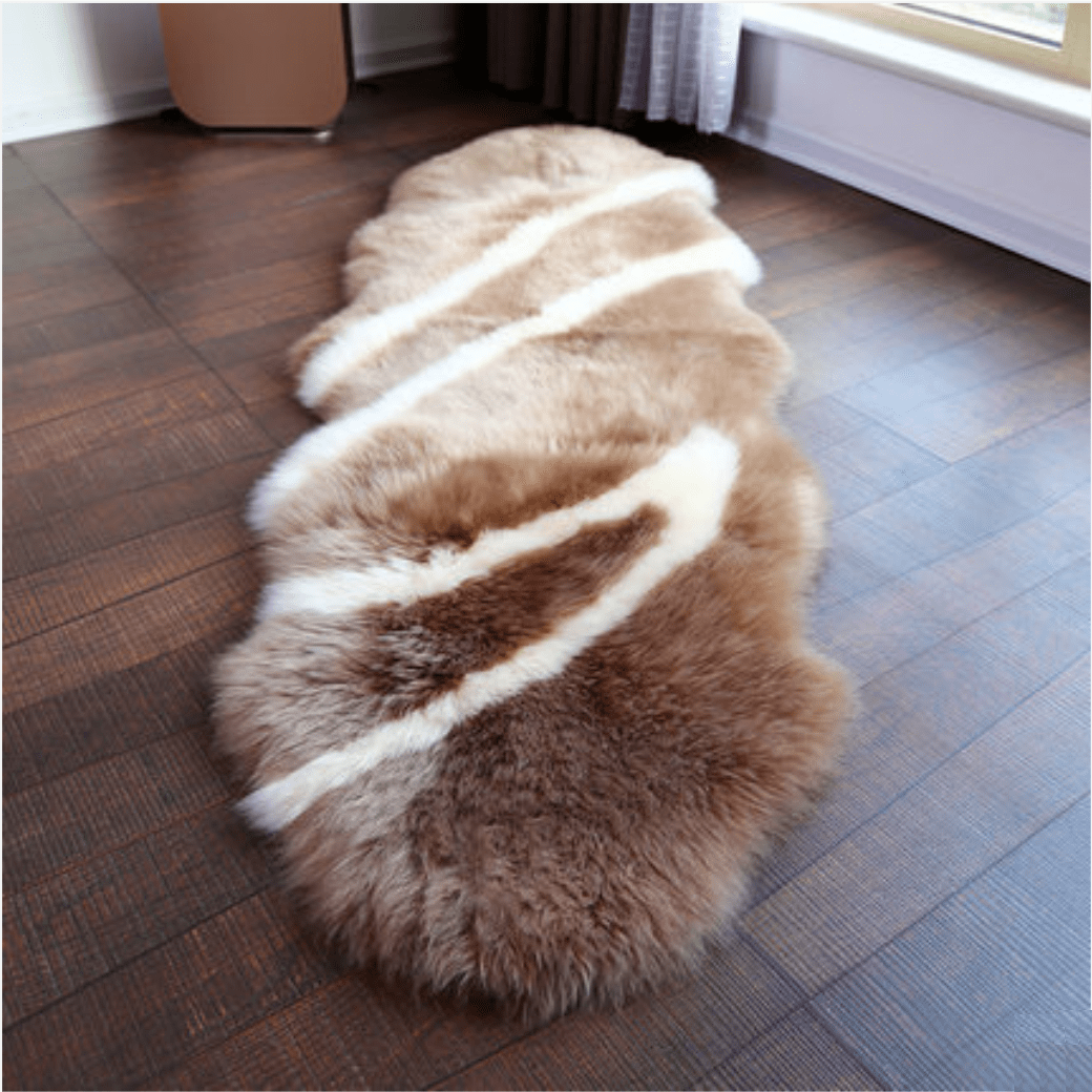 Mixed 100% Sheepskin Rug - Nordic Side - Rugs & Carpets