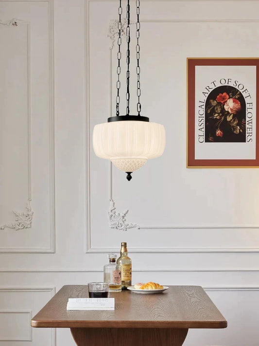 French medieval cream style living room pendant lamp Bauhaus