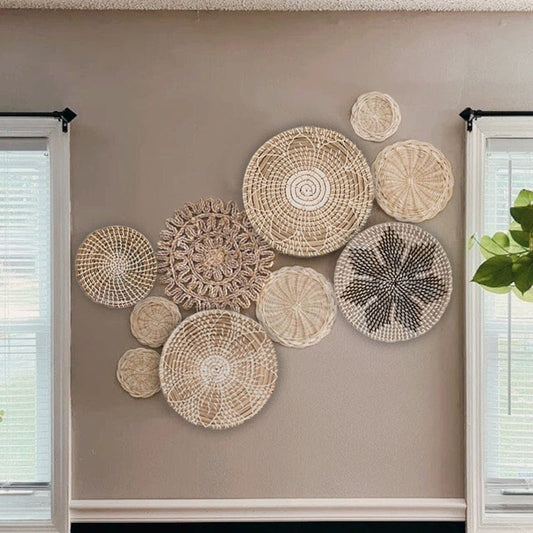 Hanging Woven Plate Wall Decor