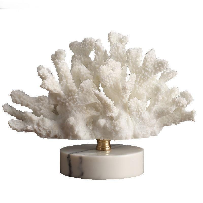 Coral Artisan Coral Figurines for Home Decor