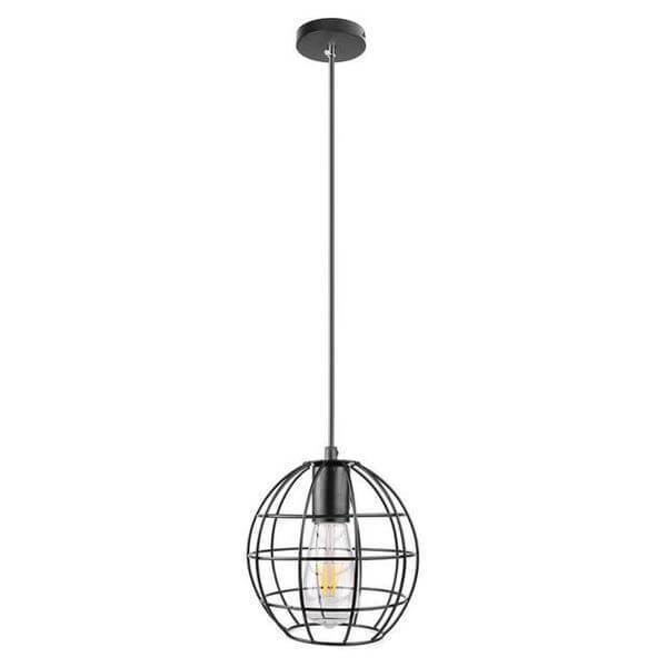 Spherical Hanging Cage Drop Pendant Light - Nordic Side - architecture, arcitecture, art, artist, contemporaryart, decor, decoration, design, designer, designinspiration, edison, grey, home, 