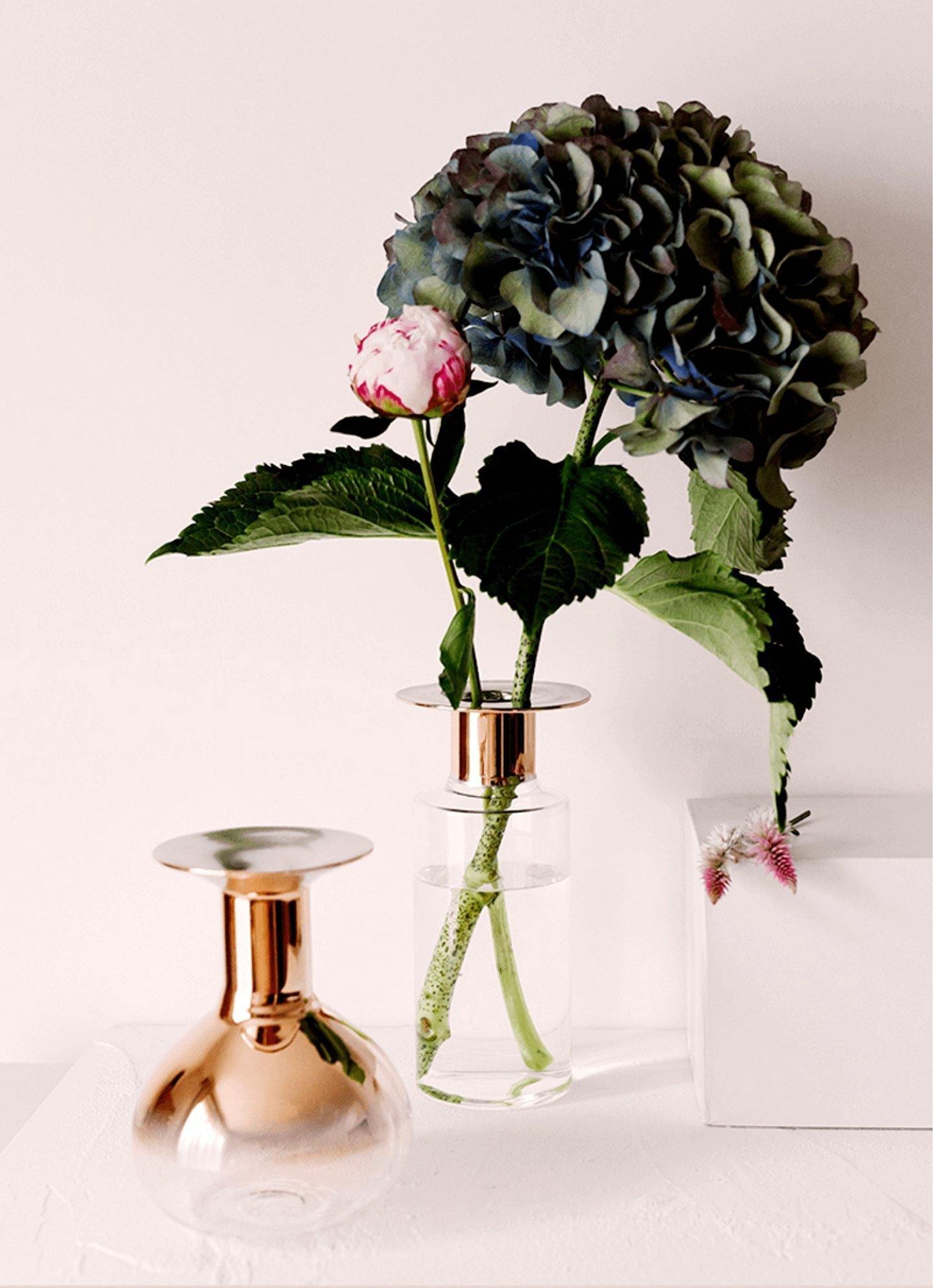 Terrarium Copper Glass Vases - Nordic Side - 