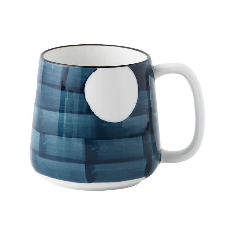 Jundia Blue Patterned Coffee Mug