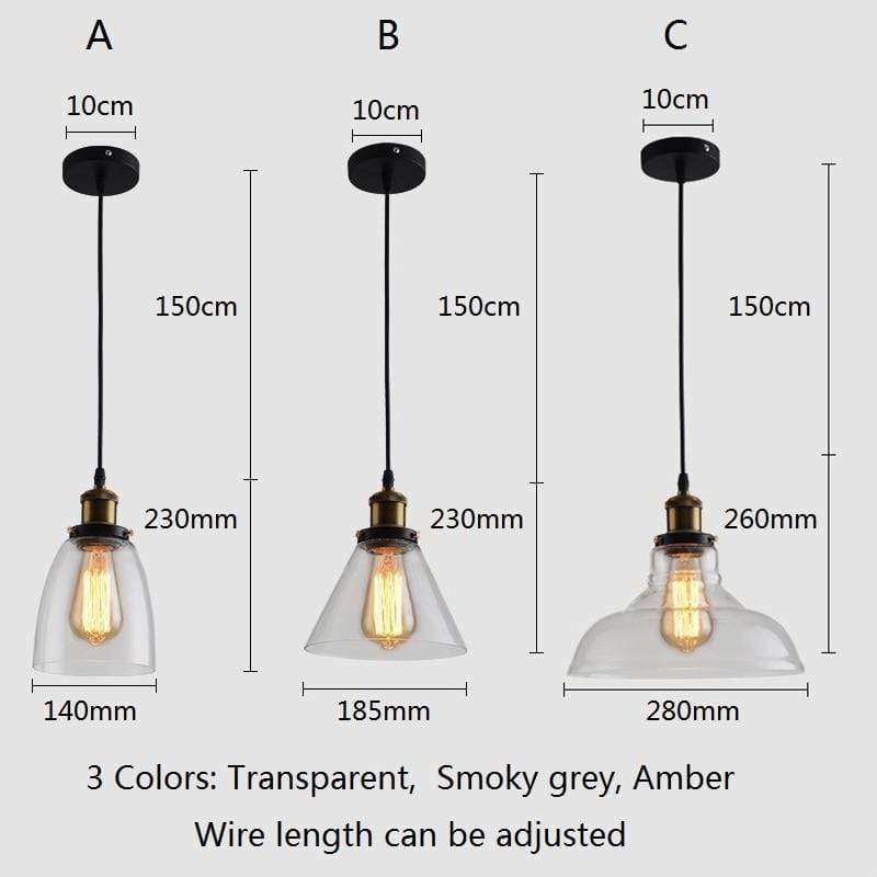 Industrial Pendant Light - Nordic Side - pendant light