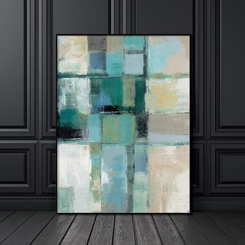 Teal of Art  Stretched Canvas - Nordic Side - 1 Piece, Acrylic Image, canvas art, Canvas Image, spo-enabled