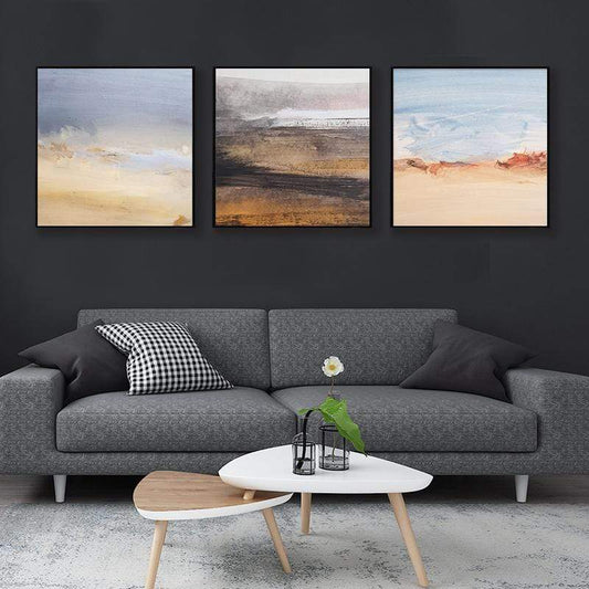 Sandstorm Stretched Canvas - Nordic Side - 3 piece, canvas art, Canvas Image, spo-enabled