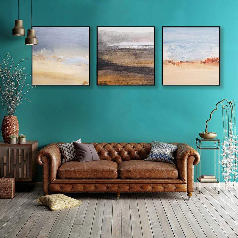 Sandstorm Stretched Canvas - Nordic Side - 3 piece, canvas art, Canvas Image, spo-enabled