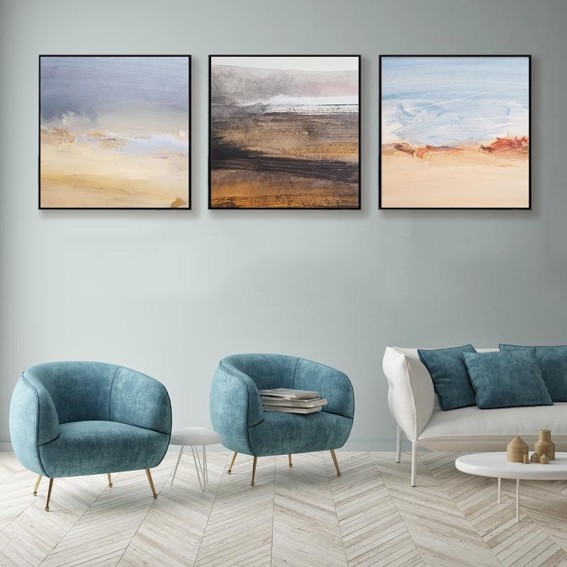 Sandstorm Stretched Canvas - Nordic Side - 3 piece, canvas art, Canvas Image, spo-enabled