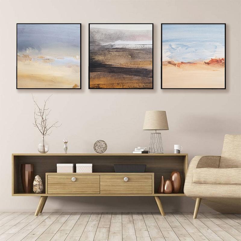 Sandstorm Stretched Canvas - Nordic Side - 3 piece, canvas art, Canvas Image, spo-enabled