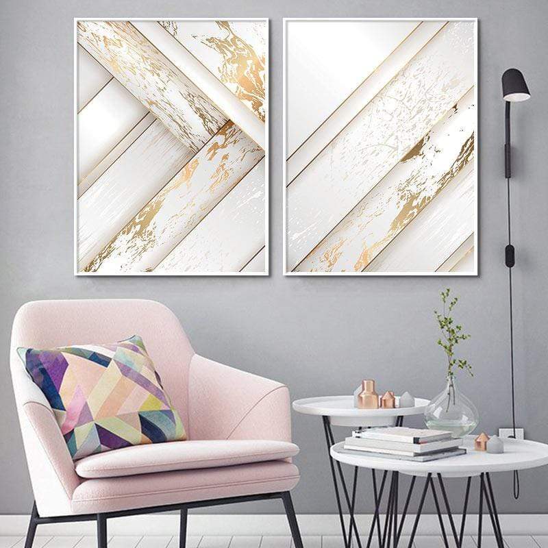 Golden Rays Stretched Canvas - Nordic Side - 2 Piece, Acrylic Image, canvas art, Canvas Image, spo-enabled