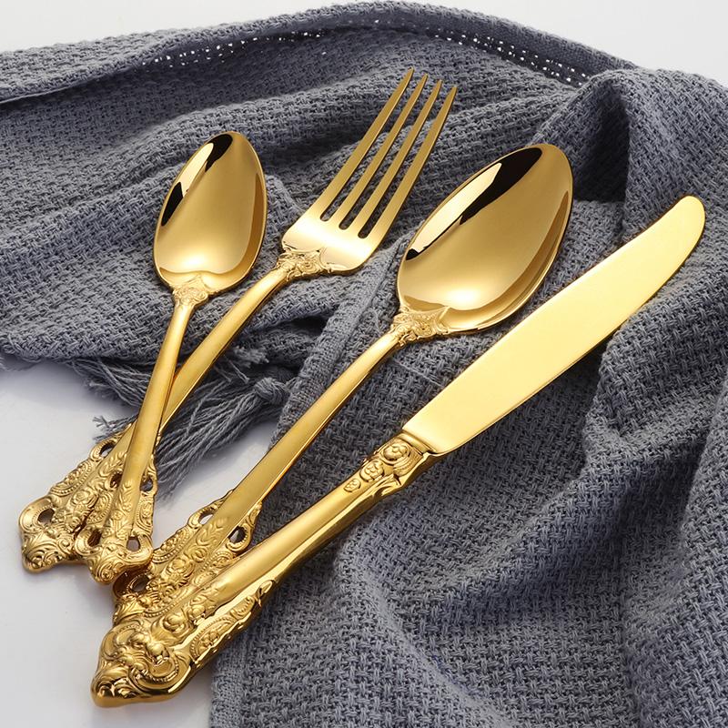 Western Elegant Stainless Steel Flatware