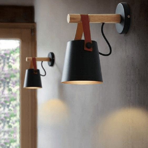 Wooden Lantern Nordic Hanging Wall Lamp - Nordic Side - architecture, arcitecture, art, artist, contemporaryart, decor, decoration, design, designer, designinspiration, edison, grey, home, ho