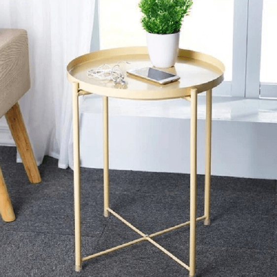 Wyatt - Modern Metal End Table - Nordic Side - architecture, art, artist, ashley furniture near me, bobs furniture outlet, cheap furniture near me, city furniture near me, contemporaryart, de