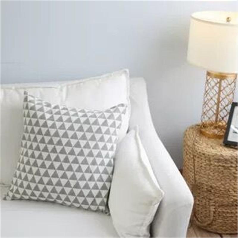 Geometric Throw Pillow Case - Nordic Side - New