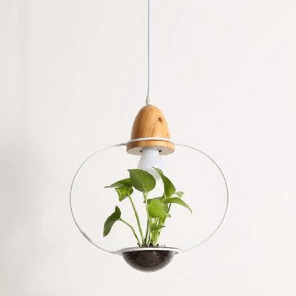 Zox - Modern Nordic Iron Pendant Planter Lamp - Nordic Side - amazing, architecture, arcitecture, art, artist, beautiful, business, canvas, clock, clocks, contemporaryart, decor, decoration, 