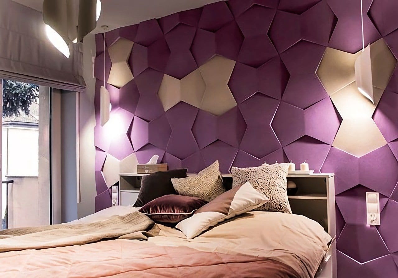 Bowtie Geometric 3D Wall Panel