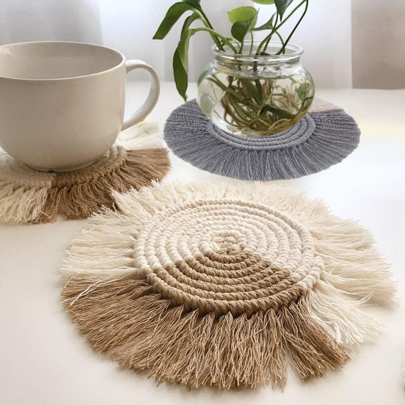 Cotton Boho Cotton Coaster Set